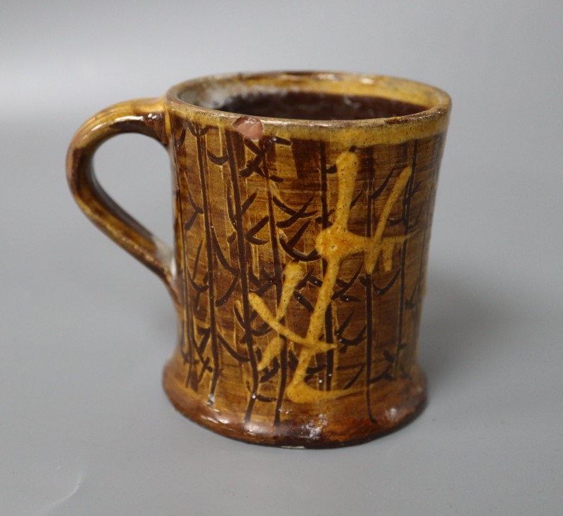 Sir Terry Frost (1915-2003). A pottery mug, height 8cm